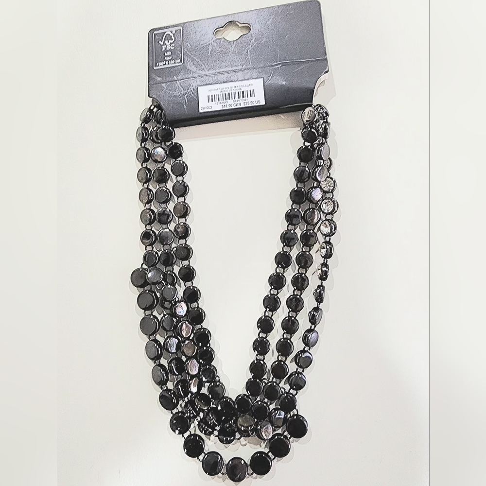 NWT Torrid Layered Rhinestone Collar Statement Necklace - Picture 3 of 3